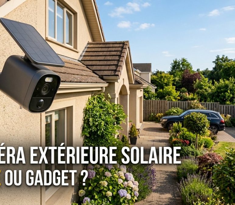 Caméra extérieure solaire : utile ou gadget ?