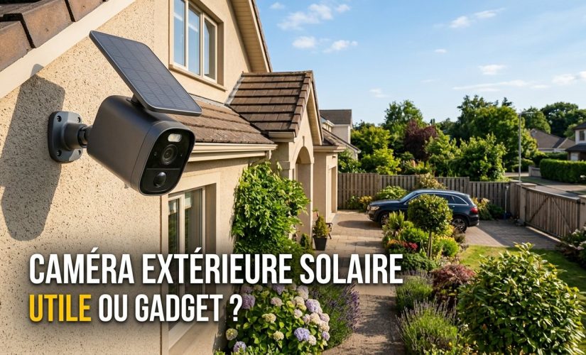 Caméra extérieure solaire : utile ou gadget ?